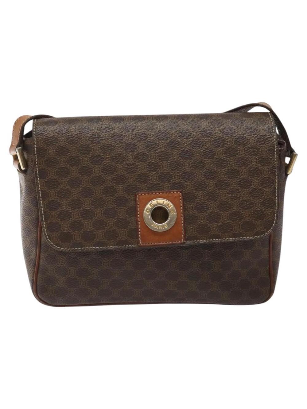 Celine Vintage Triomphe Shoulder Bag #326419C55B